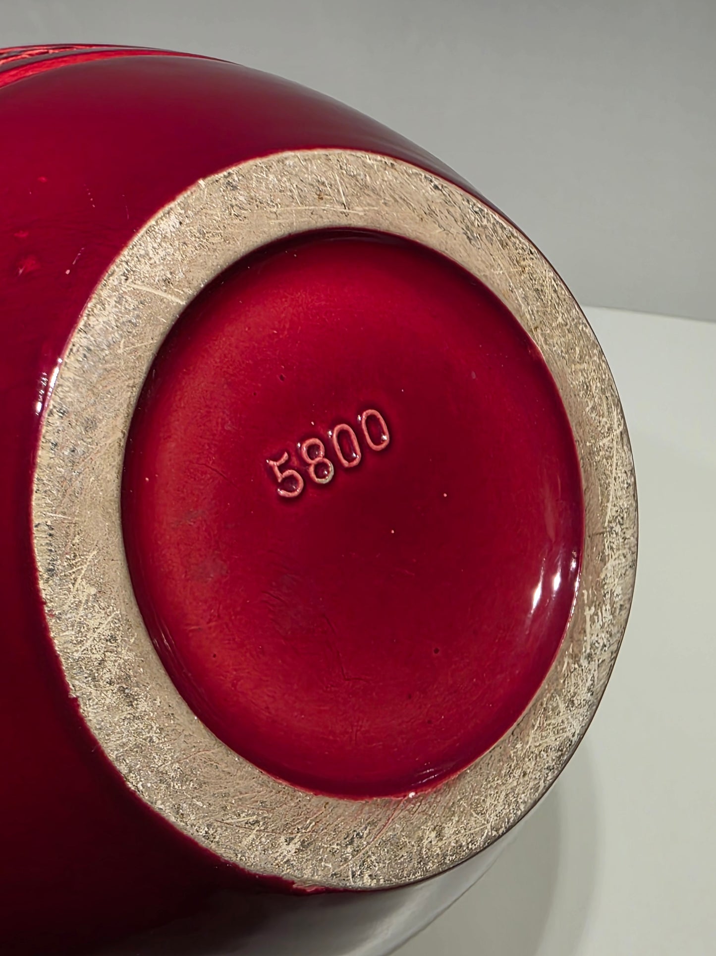 Grand vase céramique siglé 5800 années 50