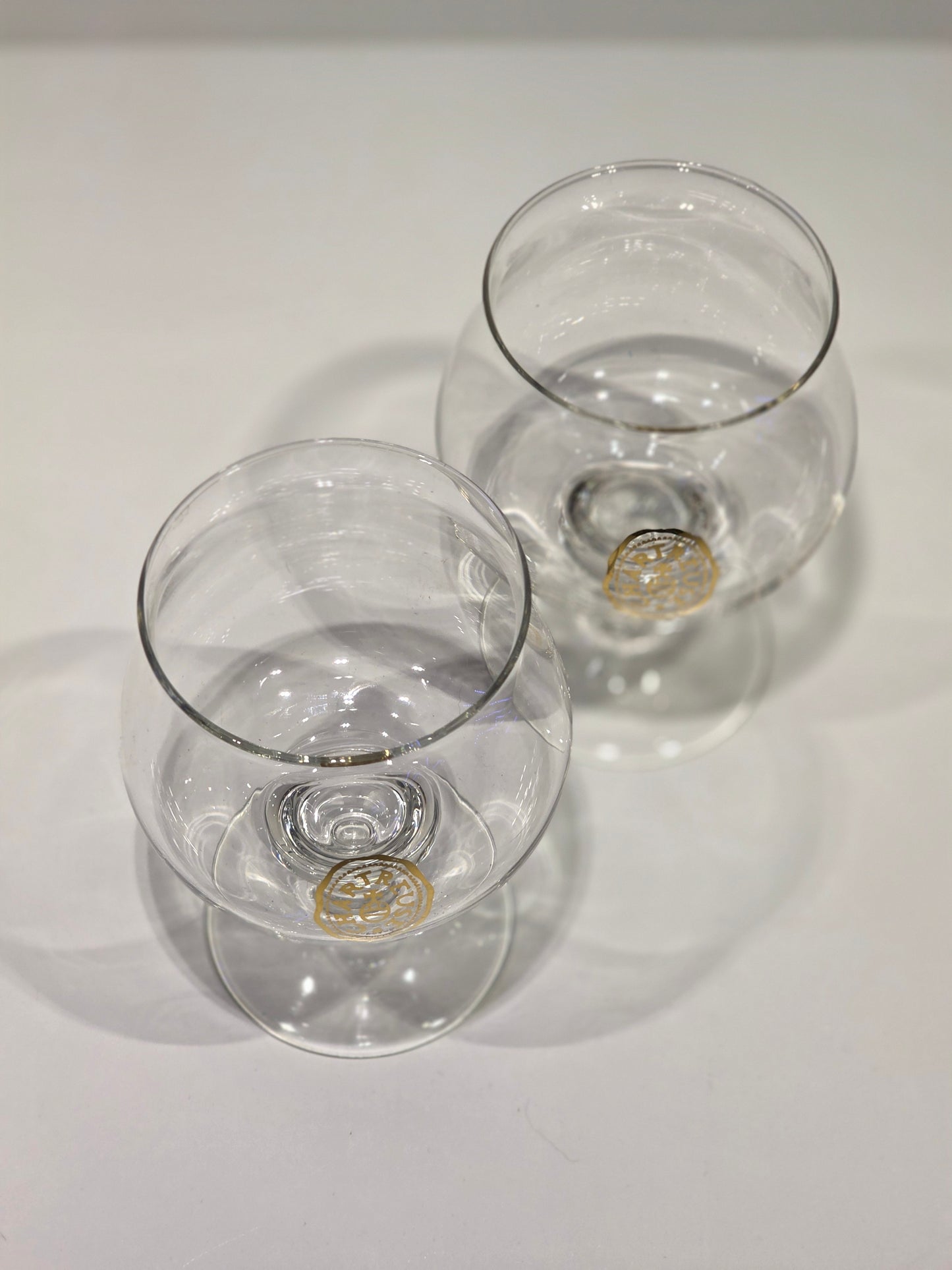 Lot de 2 verres Chartreuse logo doré