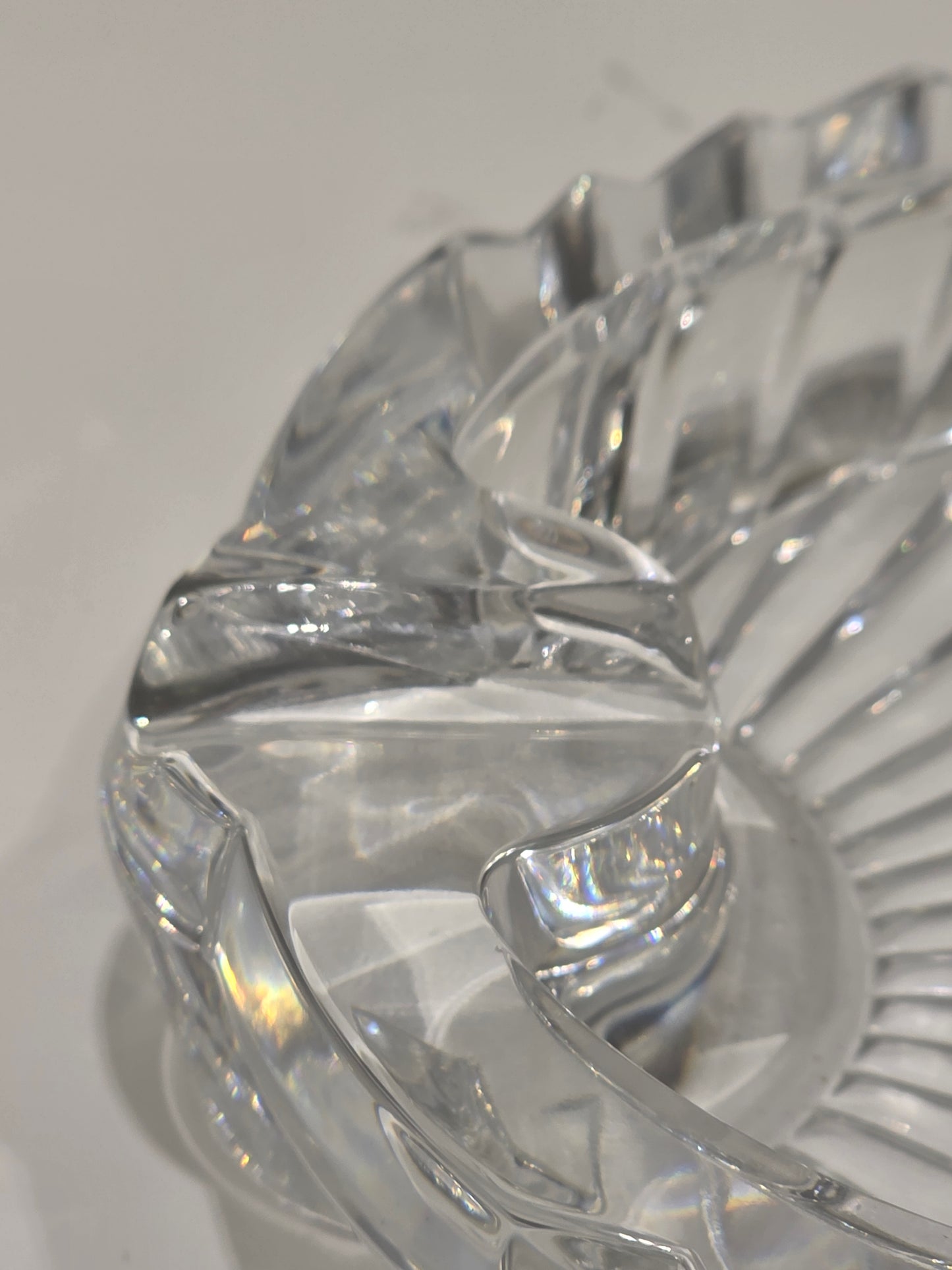 Vide poche cristal d’Arques Coquille St Jacques