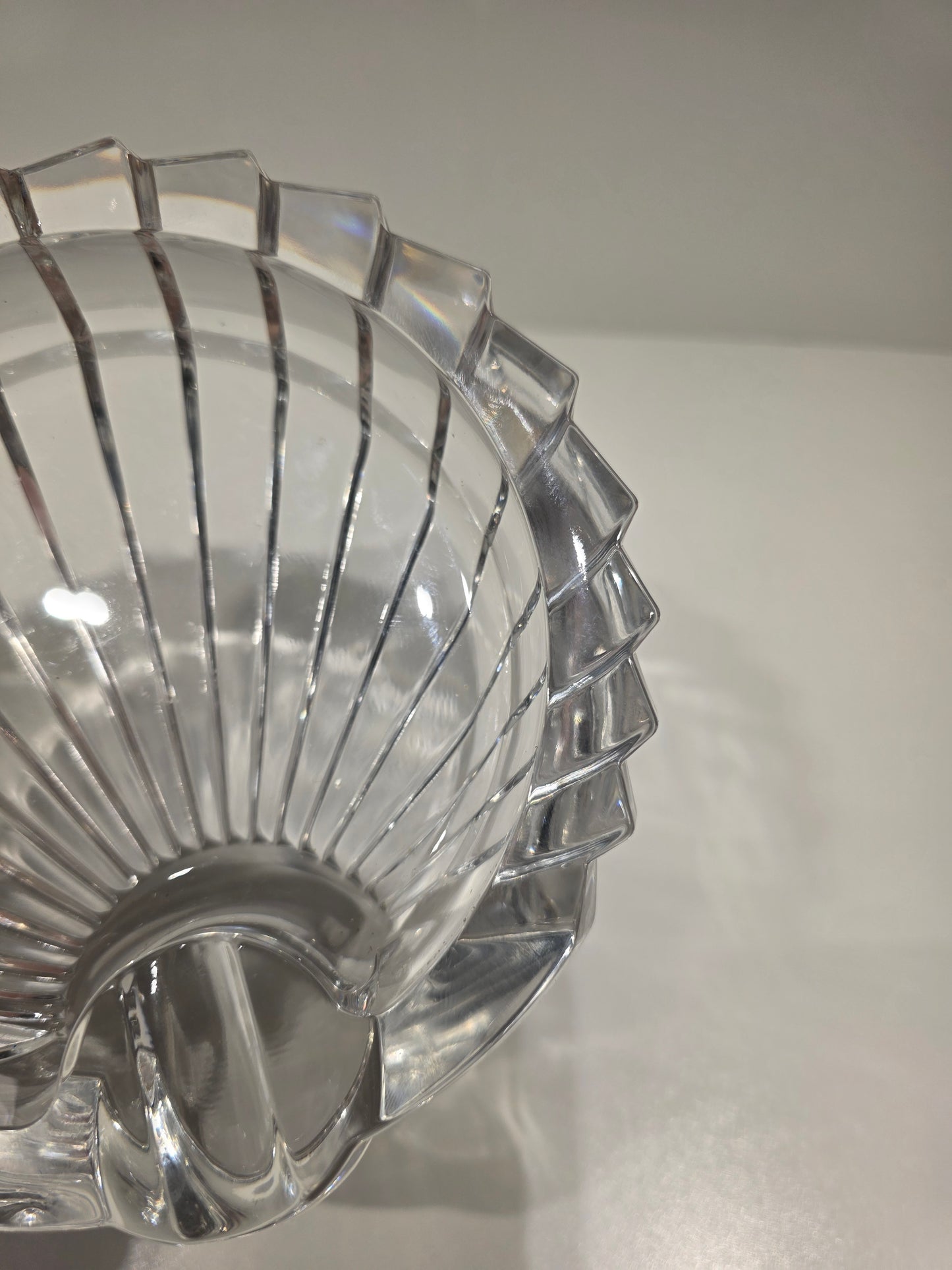 Vide poche cristal d’Arques Coquille St Jacques