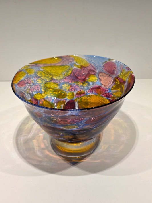 Coupe a fruits verre de Murano années 80
