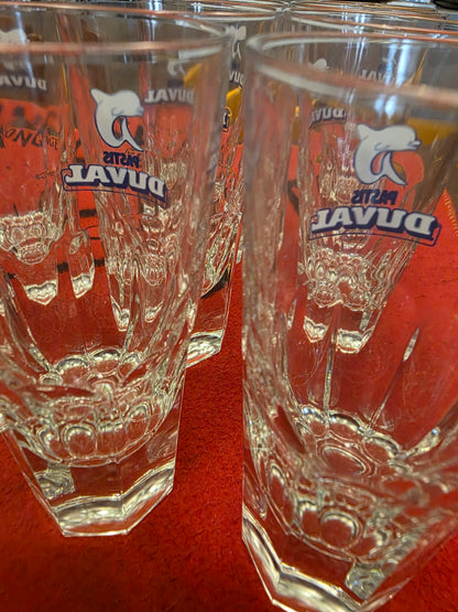 Lot de 10 verres de bar Pastis Duval années 80