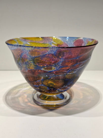 Coupe a fruits verre de Murano années 80