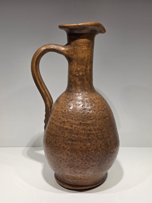 Pichet poterie brutaliste début XXème siècle