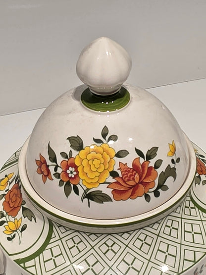 Théière porcelaine Villeroy et Boch années 70 "summerday"