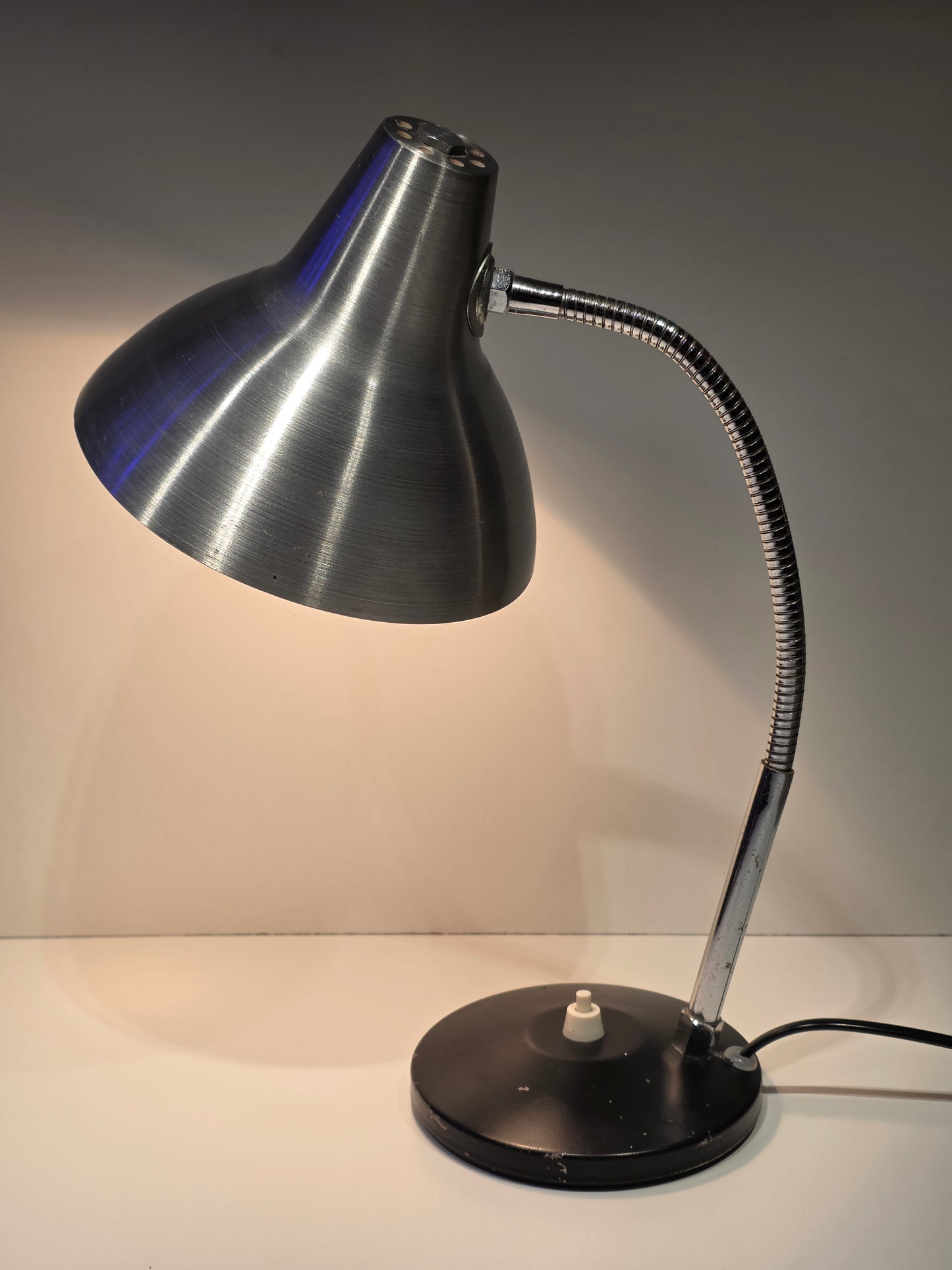 Lampe d’atelier métal vintage années 70
