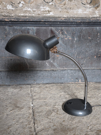 Lampe métal industrielle années 60