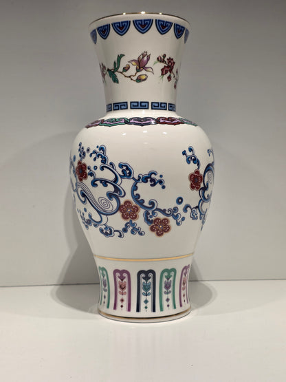 Grand vase porcelaine Chinoise Médaillé Franklin année 1986