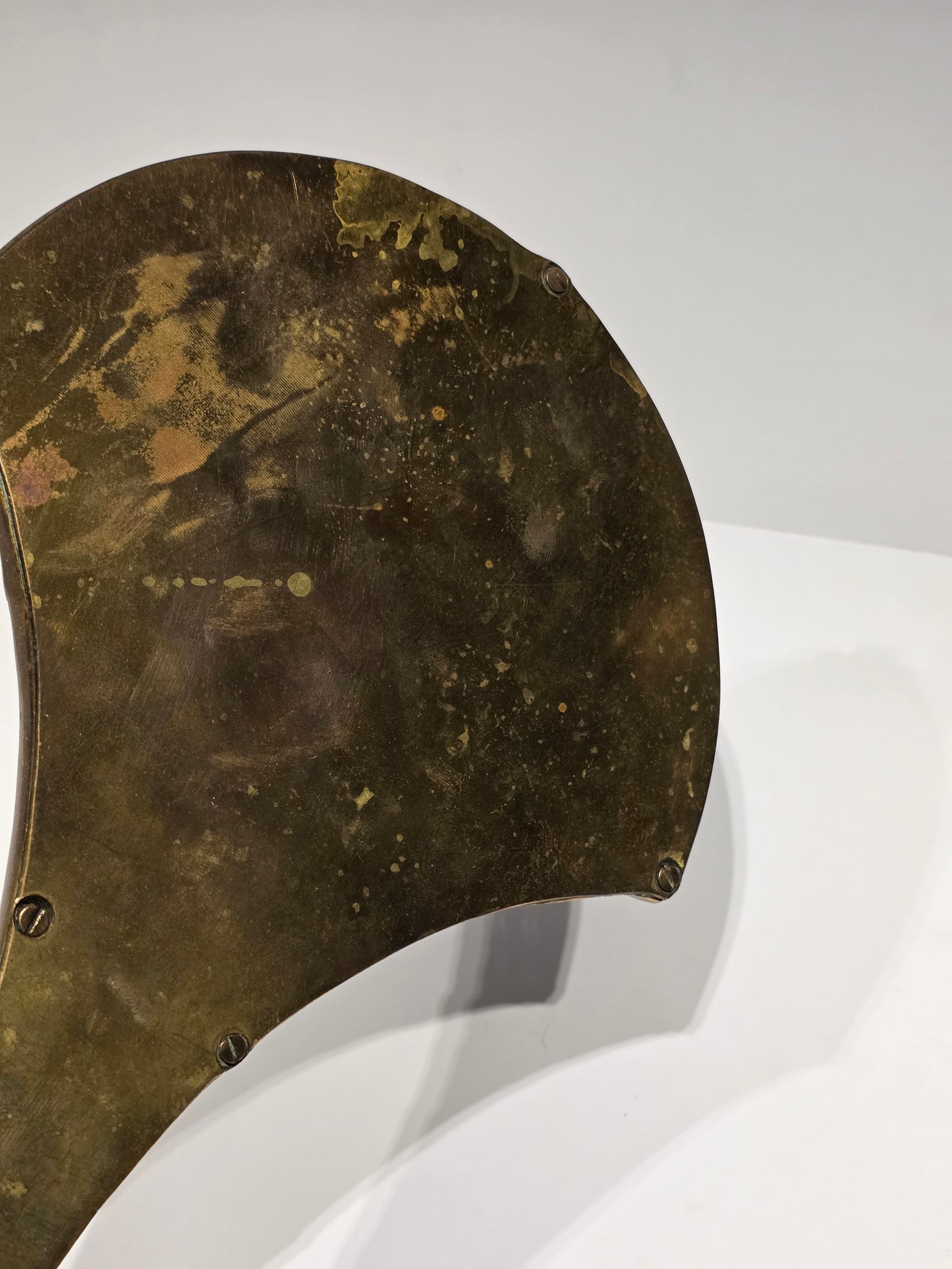Miroir à main biseauté Bronze Art nouveau