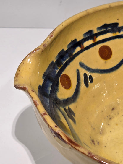 Saladier poterie terre cuite Marnaz ancien