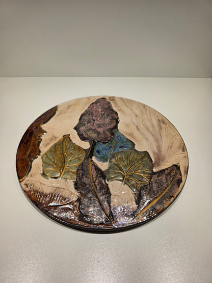 Assiette Murale Ruscha Keramik Germany 3D 36 cm