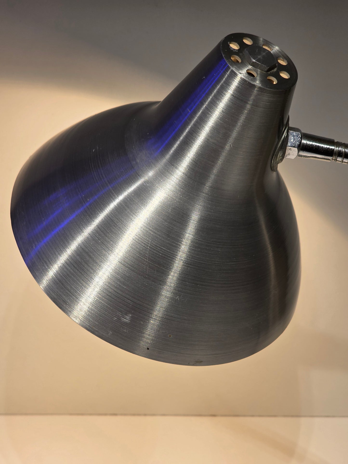 Lampe d’atelier métal vintage années 70