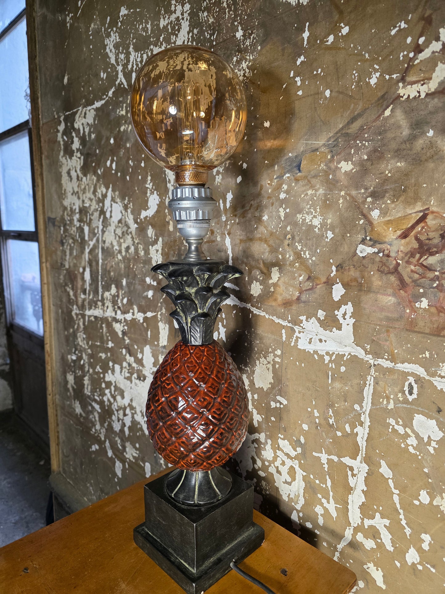 Lampe ananas 🍍 Ugo zaccagnini (Italie) céramique