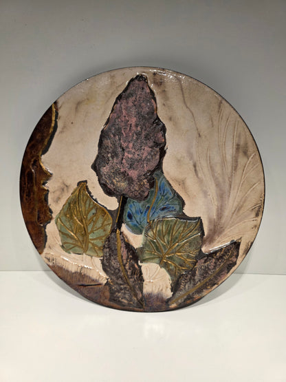 Assiette Murale Ruscha Keramik Germany 3D 36 cm