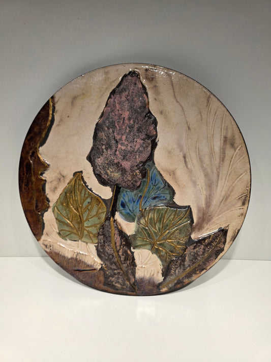 Assiette Murale Ruscha Keramik Germany 3D 36 cm