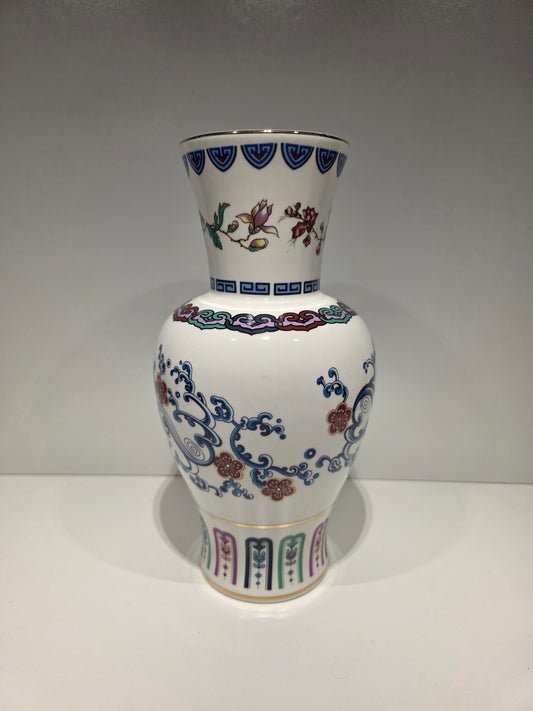Grand vase porcelaine Chinoise Médaillé Franklin année 1986