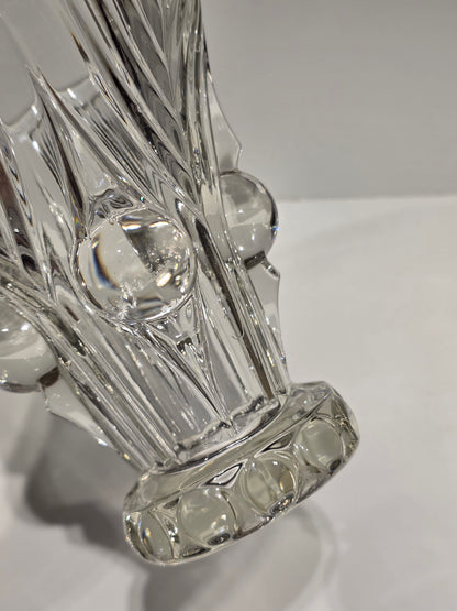 Petit vase verre pressé moulé art déco