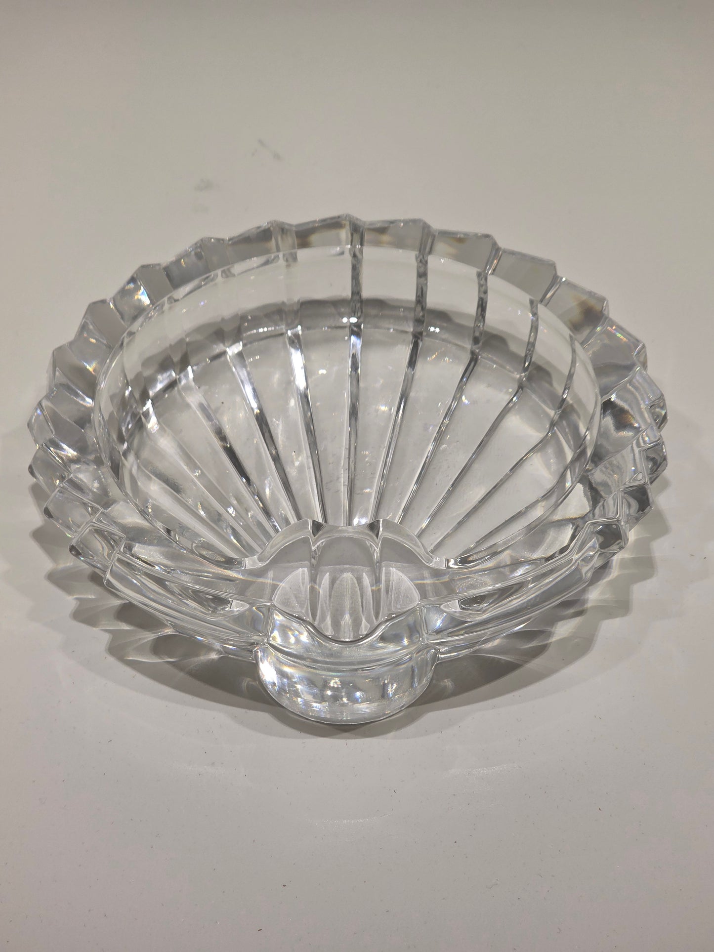 Vide poche cristal d’Arques Coquille St Jacques