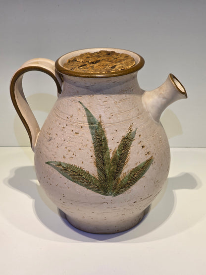 Pot à eau ou cruche années 50 en grès