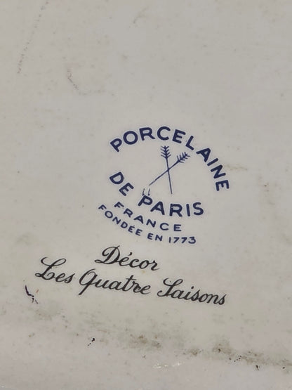 Plat a gratin porcelaine de Paris