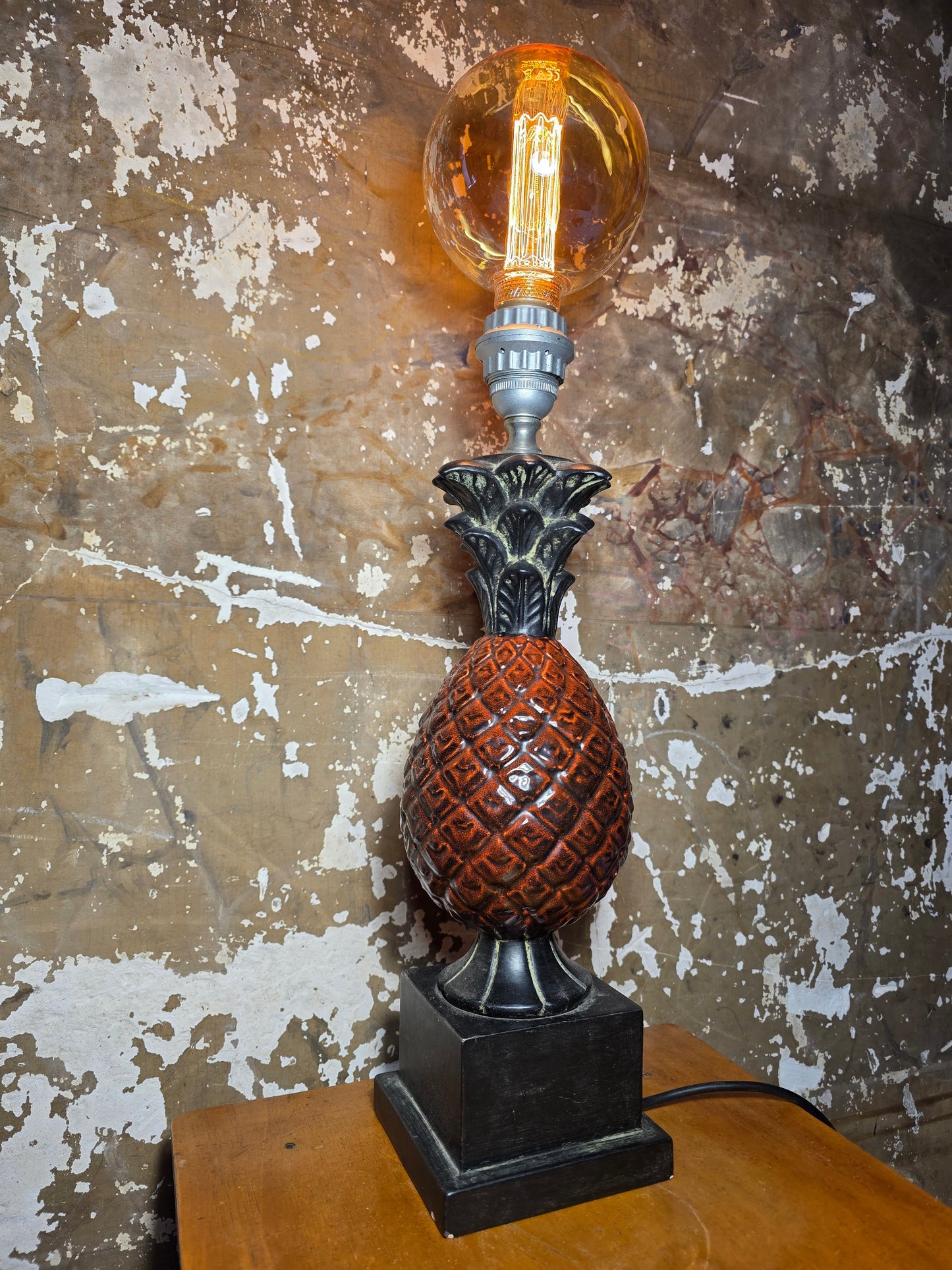 Lampe ananas 🍍 Ugo zaccagnini (Italie) céramique