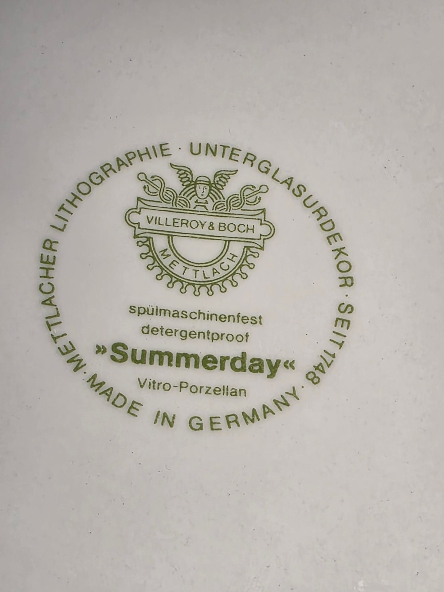 Théière porcelaine Villeroy et Boch années 70 "summerday"