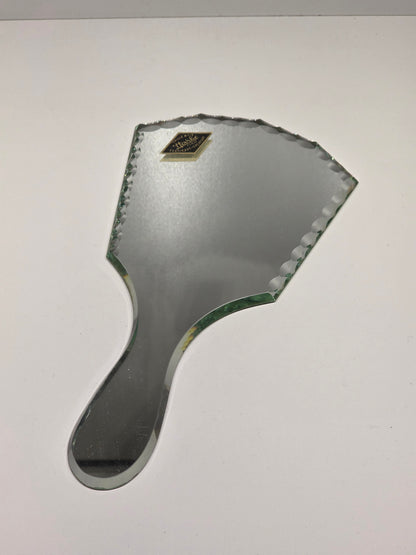 Miroir à main biseauté miroiterie Paris années 50
