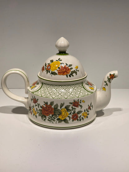 Théière porcelaine Villeroy et Boch années 70 "summerday"