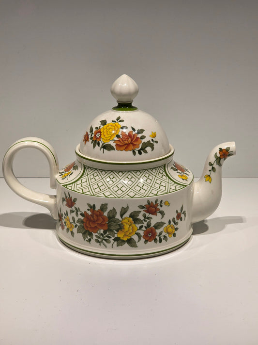 Théière porcelaine Villeroy et Boch années 70 "summerday"