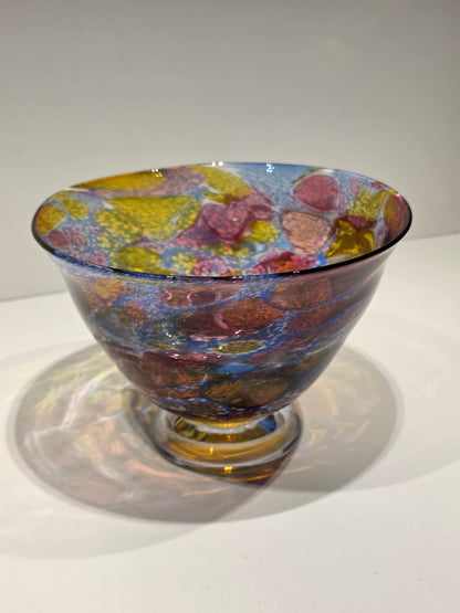Coupe a fruits verre de Murano années 80