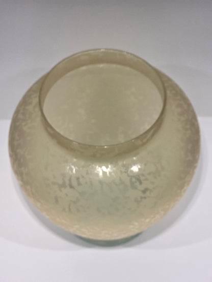 Grande Bonbonnière en verre ciselé