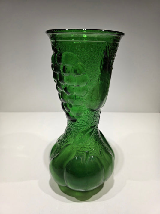 Vase verre empoli Italie motif fruits 🍎