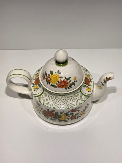 Théière porcelaine Villeroy et Boch années 70 "summerday"