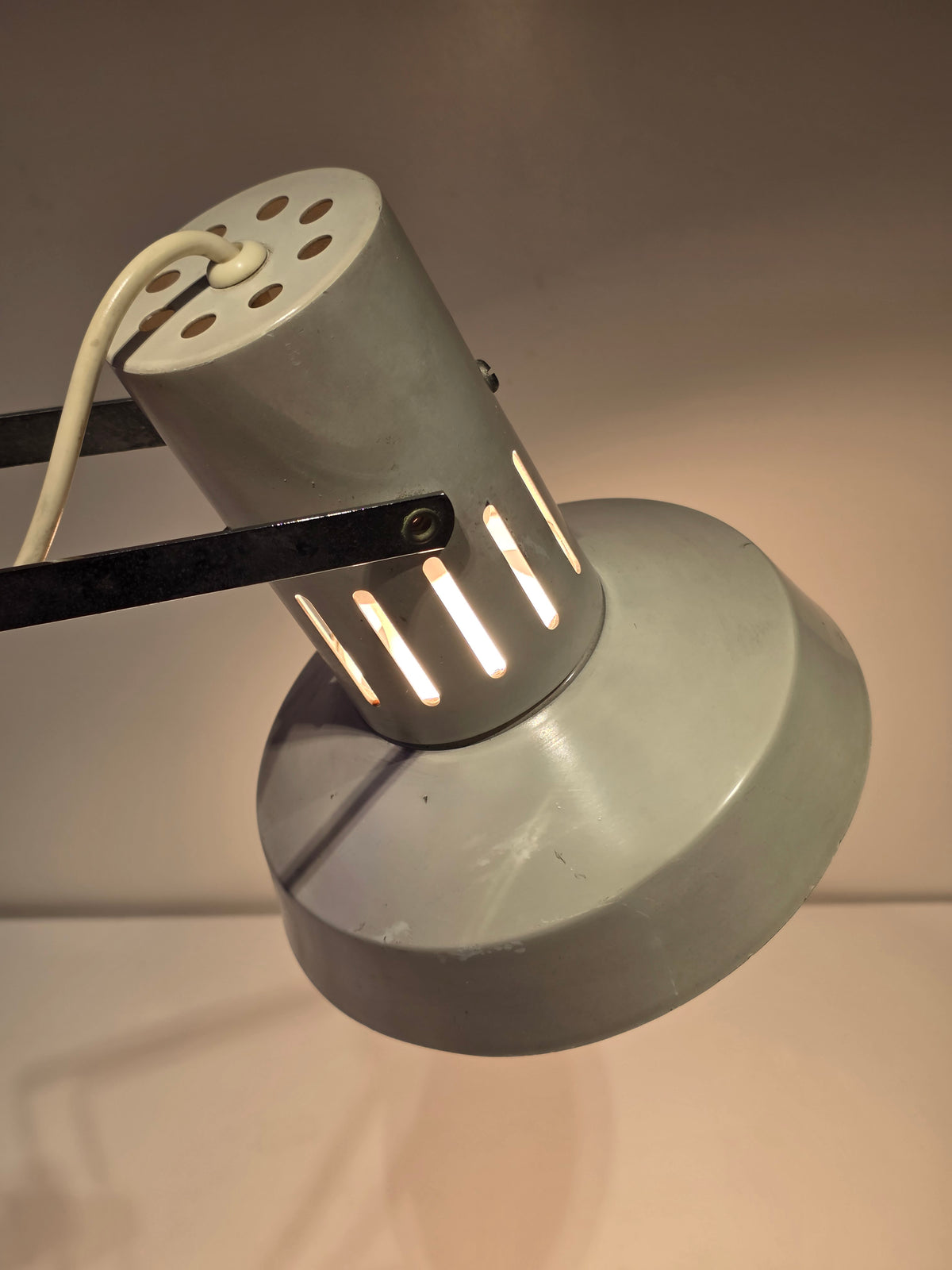 Lampe de bureau métal années 70